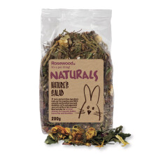 Rosewood Naturals Nature’s Salad, Small Animal Treat for Rabbits, Guinea Pigs, C