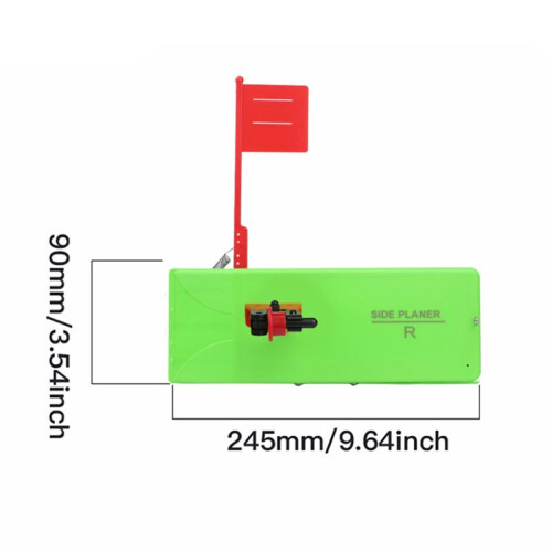 Fishing Planer Board ABS Bottom Angle Adjustable Trolling Push Button Splashing Float Boat Fishing Accessory R 2