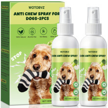 Anti Chew Spray for Dogs 2Pcs, Natural Pet Training Repellent Spray Suitable for Behavior Training, Stops Destructive Chewing Licking of Bandages, Fu