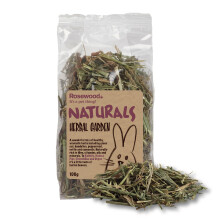 Rosewood Naturals Herbal Garden Salad, Small Animal Treat for Rabbits, Guinea Pigs, Chinchillas and Degus, 100g