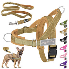 Eyein No Pull Harness for Dogs - Heavy Duty Soft Padded Pet Vest and Lead Set for Medium Large Dog, Adjustable Reflective Anti-pull with Front Clip f