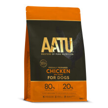 AATU 85/15 Complete Dry Adult Dog Food Chicken 5kg (Pack of 1) - Dry Food Alternative to Raw Feeding, High Protein. No Nasties, No Fillers