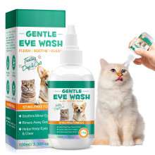 LIXINGLY Pet Eye Drops for Dogs and Cats, Eye Drops for Dog Cat Antibacterial for Infection, Dry, Itchy, Irritated, Gunky & Tear Stain Eyes,Pet Tear