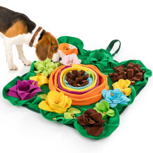 IOKHEIRA Snuffle Mat - Interactive Dog Feeding Game & Smell Training Toy for Large, Medium & Small Dogs, Pet Slow Eating Mat, Puzzle Training Toy for