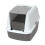 Catit Catit Large Hooded Grey Litter Box with Airsift Filter System 1