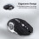 Wireless Silent Mouse  Dual Mode Design, 2.4G Dual Mode Rechargeable Optical Mouse for Laptop PC Game Office 4