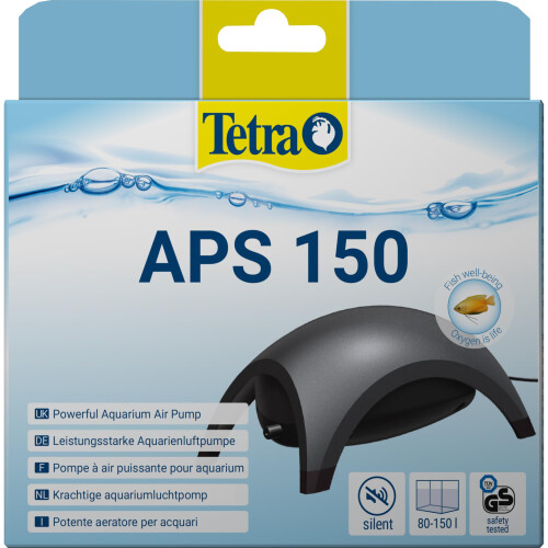Tetra Tetra APS 150 Smooth-running aquarium air pump, black