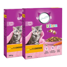 2x 300g Dry Food for Kittens (2-12 Months), with Chicken – Bundled by GetInStyle