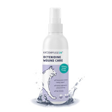 KATZENPFLEGE24 Octenidine cat antiseptic spray for wounds - Disinfects, soothes, cares & protects wounds of all kinds without burning