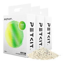 PETKIT Upgraded Clump+ Tofu Mixed Cat Litter, Ultra Absorbent and Fast Drying, 7.2kg/12L 100% Natural Ingredients Odor Eliminating Clumping