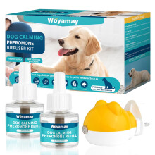 Woyamay 3-in-1 Dog Calming Plug In for Dog Anxiety Relief, Calming Dog Pheromone Diffuser with 1 Diffuser + 2 Refills for 60-Day, for all Breeds and