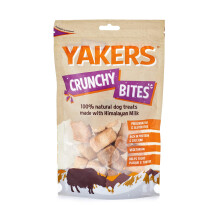 YAKERS Natural Dog Treats, Crunchy Bites, 70g - Healthy and Extra-Long-Lasting Dog Treats & Chews for Puppies and Adult Dogs, Ideal for Strong Teeth,