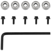 Top Bearing Router Bit Cutter Bearing Set Bearing Accessories Kit Inner 4.76mm Outer 12.7mm