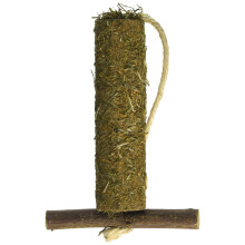 Rosewood Naturals Hay-n-Treat Swing, Small Animal Treat and Toy for Rabbits, Guinea Pigs, Chinchillas, Degus, Hamsters and Gerbils (Pack of 1)