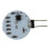 10Pcs Mirror Front Light LED G4 12v Disc Shaped 12V LED G4 Circle Flat Plate Double Needles Round Warm White Light 4