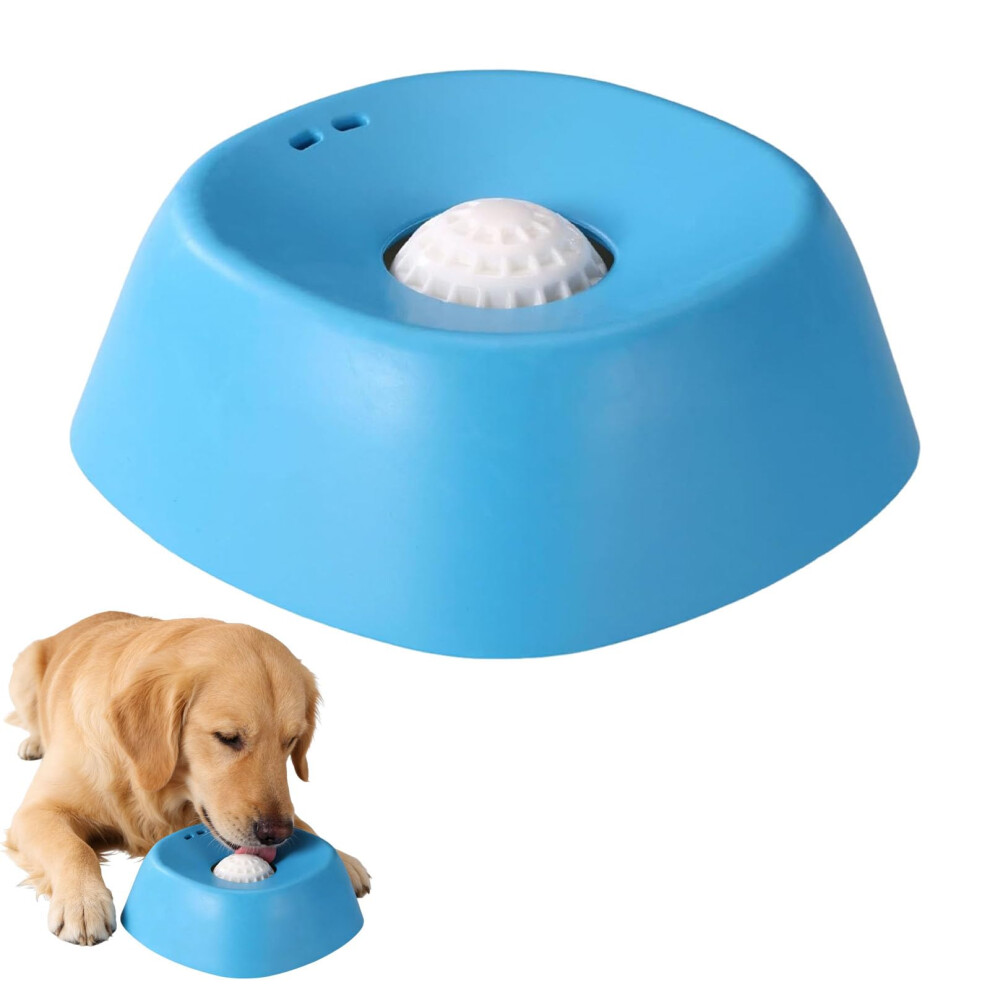Kxrtpx Dog Lick Bowl With Ball, Large Slow Feeder Dog Bowl