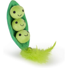 Petface Peas In a Pod Interactive Plush Cat Toy Filled with Catnip, Soft Batting
