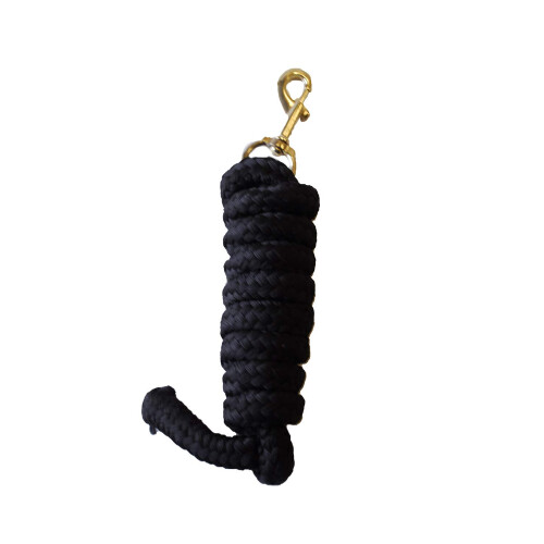Rhinegold Luxe Lead Rope, Black