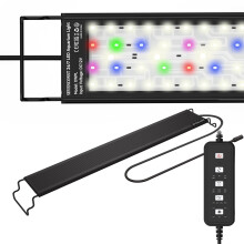 SEVENCONST 24/7 Mode LED Aquarium Light for 118-144cm Plant & Fish Tank, IP68 Full Spectrum Light, Sunrise-Daylight-Moonlight, White Red Green Blue P