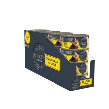 Encore 100% Natural Wet Cat Food, Chicken Breast with Cheese in 70 g Tins (Pack