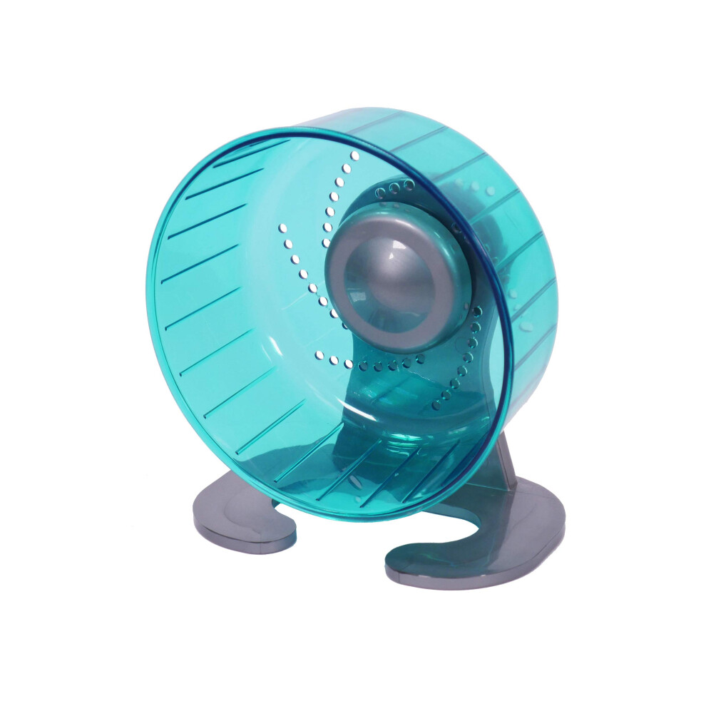 Rosewood Pico Exercise Hamster Wheel With Stand, Teal