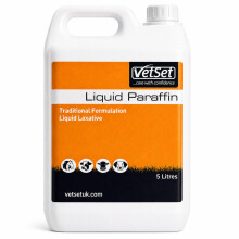 VetSet Liquid Paraffin Dog Laxative for Constipation Relief 5 Litres
