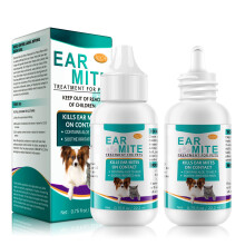Tooffi 2Pack Ear Care for Dogs,Ear Mite Treatment for Dogs & Cats,Dog Ear Infection Treatment,Dog and Cat Ear Drops Soothes Itchy Ears,Dog and Cat Ea