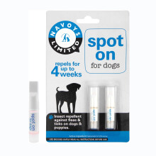 2 Spot On For Dogs Flea & Tick Repellent - 2 Tubes, Pet Grooming Kit Repel, Up To 4 Weeks Insect Treatment, Kills Fleas Ticks Lice, Puppies,