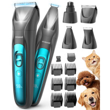 oneisall Dog Clippers & Paw Trimmer 4 in 1 Grooming Kit, Dog Grooming Clippers w