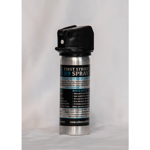 First Strike K9 Spray, Dog Attack Deterrent Spray, Non-Flammable, 50ml