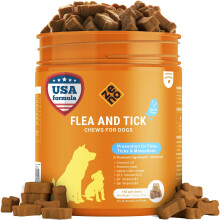 ZENO Flea & Tick Chews for Dogs – 150 Count Soft Chews – Tasty Supplement for Do