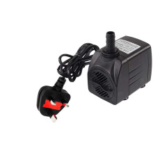 Submersible Water Pump for Aquarium, 600L/H 10W 1.25m High Lift Tabletop Fountains Pond Water Pumps for Fountains, Hydroponics, Aquariums