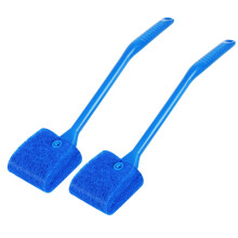 Flintronic 2PCS Aquarium Fish Tank Cleaning Sponge Brush, Double Sided Fish Tank Aquarium Cleaning Sponge, Reusable Scrubbing Brush, Total 40CM Long