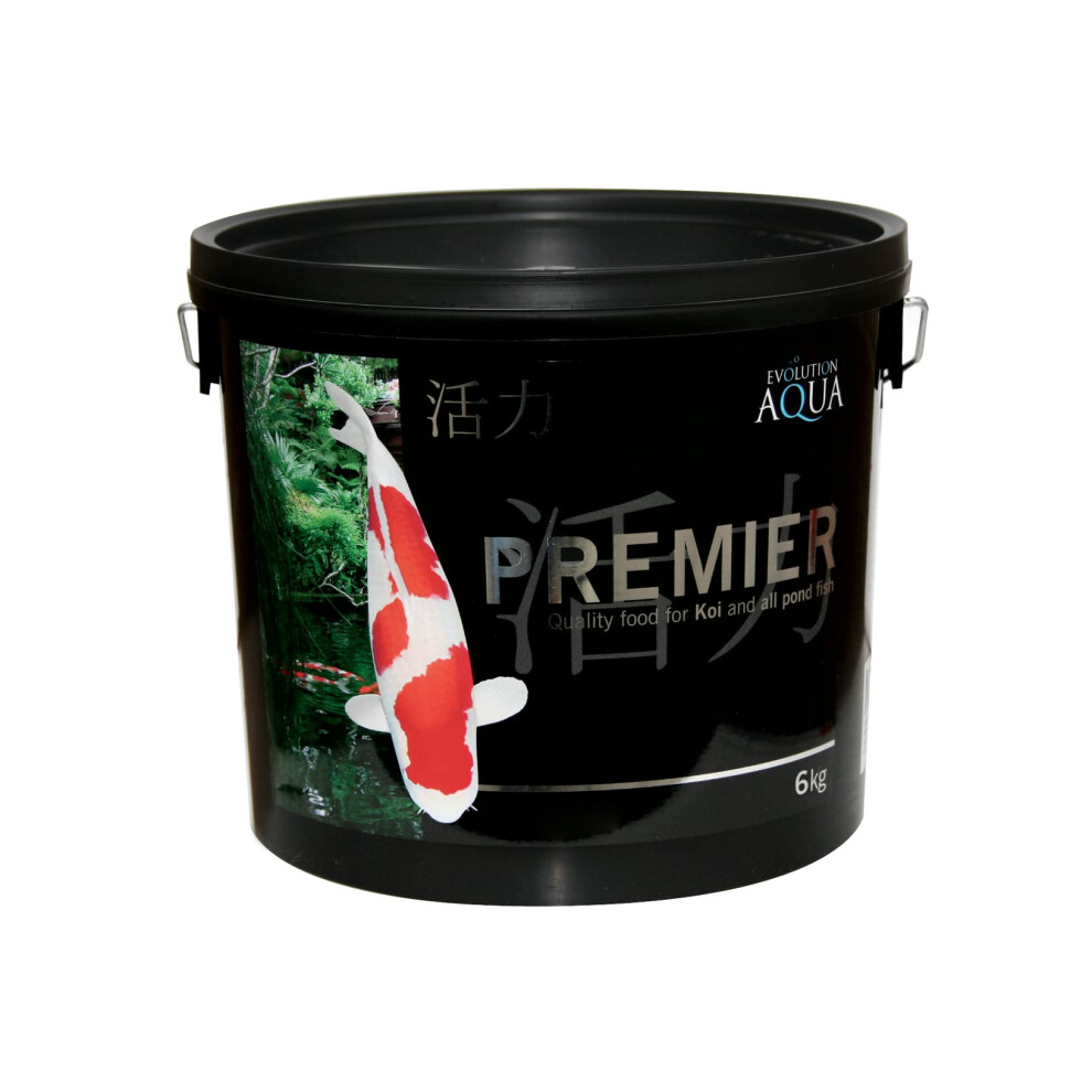 Evolution Aqua Premier Koi Pellets 5-6Mm 6Kg | Pond Fish Food For Goldfish, Koi And All Cold Water Pond Fish