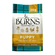 Burns Pet Nutrition Hypoallergenic Complete Dry Dog Food Puppy Original Chicken and Rice 2 kg