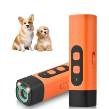 Anti Barking Device for Dogs, Ultrasonic Dog Repeller - 30ft Range, 2025 New Anti Barking Device with LED Flashlight, Stop Bad Behavior Without Yelli