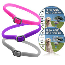 Repellent Collars for Dogs, 3 Pack Dogs Puppies Collar Repellent, Adjustable repellent Collar Dog,Natural Dog Collar for Puppies Small Medium Large D