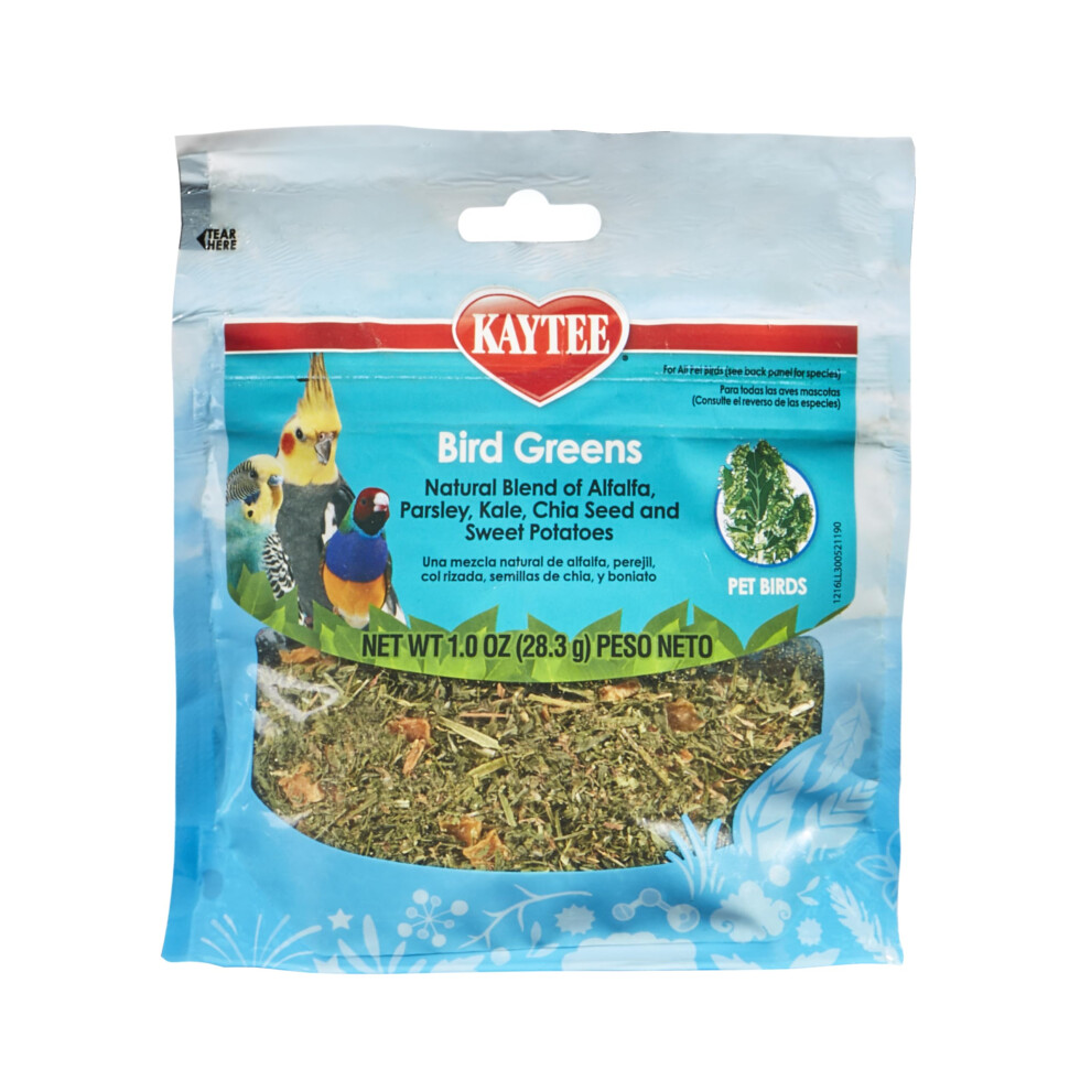 Kaytee Products"C 529082 All Birds Chia/Sweet Pota Foraging Treat Bird Greens, 1 Oz