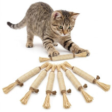 6 Pack Catnip Chew Toys for Indoor Cats, Natural Cat Teeth Cleaning Sticks with