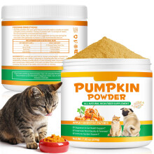 Pet Pumpkin Powder & Puree for Cats and Dogs - 100% Pure Natural Pumpkin, Pet Food Additive, Natural Digestive Supplement & High Fibre Toppe, Add Wat