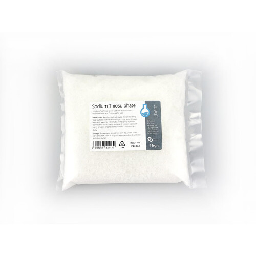Sodium Thiosulphate 1kg - Aquarium Dechlorinator Photographic Processing