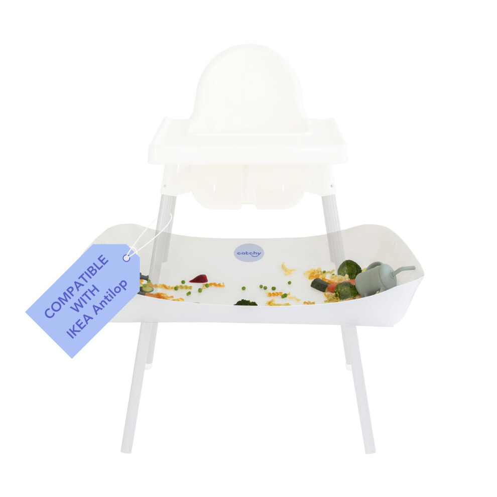 Highchair Food Catcher | Compatible With Ikea Antilop Highchair | Easy Wipe Clean | Baby & Toddler Food & Mess Catcher | Helps Keep Floors Und Catchy