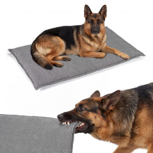 Veehoo Indestructible Dog Bed for Crate, Chew Proof Dog Crate Pad with Reinforced Corners, Medium Chew Resistant Kennel Pad for Aggressive Chewers, M
