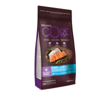 Wellness CORE Puppy Ocean 1.5kg, Salmon & White Fish – Dry Dog Food for Small & Medium Breed Puppies, Grain-Free, Natural, Hypoallergenic