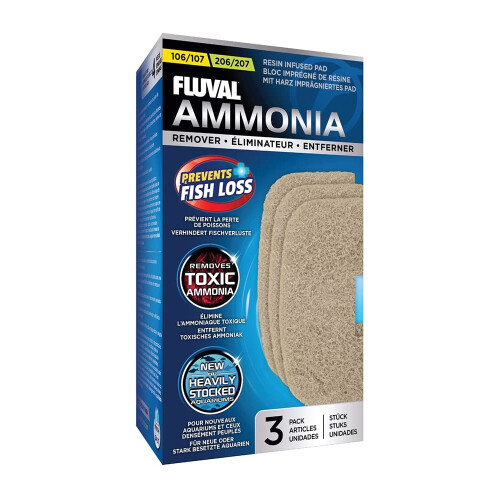 Fluval Fluval 106/7 and 206/7 Filter Ammonia Remover Pad