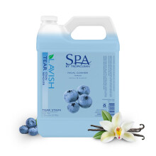 SPA by TropiClean Dog Tear Stain Remover Grooming Supplies - Cleansing - Soothes, Exfoliates, Hydrates - For Dogs and Cats - Oatmeal and Blueberry, 3