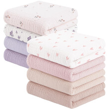 Susurration Muslin Cloths for Baby, 100% Cotton Baby Muslin Squares Cloths for Newborn Boy and Girl, Soft, Breathable and Extremely Absorbent Baby Mu