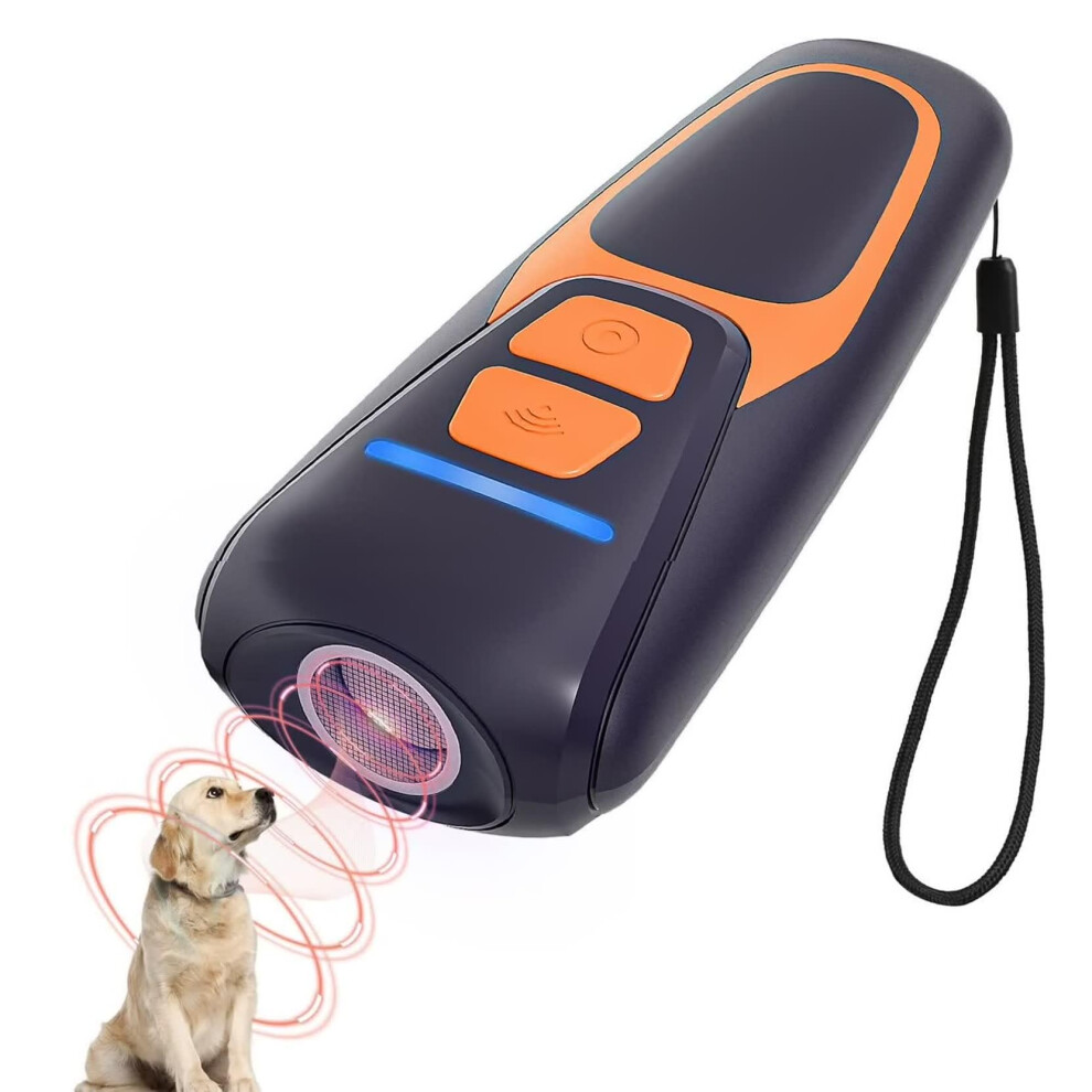 Honey Paws Anti Barking Device For Dogs, Ultrasonic Dog Repeller Stop Barking Dog Device - 50Ft Range, Rechargeable Bark Deterrent Devices W