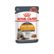 Royal Canin Hair & Skin Care Adult Wet Cat Food in Gravy 12 x 85g