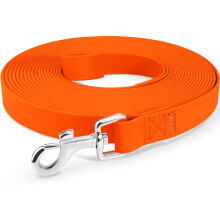 Joytale 5M 10M 15M 20M Long Line Dog Lead, Waterproof Training Lead for Medium, Large and Extra Large Dogs, Strong Long Dog Leash, Orange, 15M